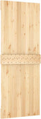 vidaXL - Schuifdeur - met - beslag - 80x210 - cm - massief - grenenhout