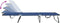 vidaXL - Vouwbare - Ligstoel - Draagbaar - Blauw - 600D - Oxford - Stof