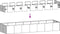 vidaXL - Plantenbak - 280x80x40 - cm - staal - wit