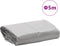 vidaXL - Dekzeil - 650 - g/m² - Ø - 5 - m - grijs