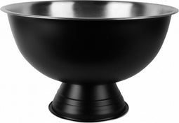 Niceey Champagneschaal - Champagnekoeler - IJsemmer - Champagne Emmer - Champagne Bowl - RVS - Mat Zwart