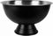 Niceey Champagneschaal - Champagnekoeler - IJsemmer - Champagne Emmer - Champagne Bowl - RVS - Mat Zwart