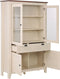 Beliani SEATLLE - Servieskast - Beige - MDF