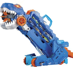 Hot Wheels - City Ultieme Dino Hauler Vrachtwagen - 1:64 - T-Rex met licht en geluid