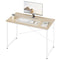 Woltu Computerbureau Compact 120 x 60 cm Licht Eiken