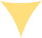 vidaXL - Zonnescherm - HDPE - driehoekig - 5x5x5 - m - beige
