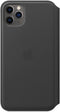 Apple iPhone 11 Pro Max - Leather Folio Booktype - Echt leer - Zwart