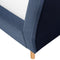 VIENNE - Tweepersoonsbed - Donkerblauw - 160 x 200 cm - Polyester