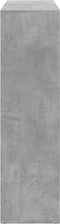 vidaXL - Kamerscherm - / - boekenkast - 102x29x103,5 - cm - hout - betongrijs