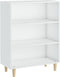 vidaXL - Dressoir - 69,5x32,5x90 - cm - bewerkt - hout - wit