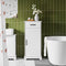 SoBuy BZR207-W - Badkamermeubel - Opbergkast met lade en open planken - Wit 42 x 30 x 93 cm