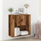 vidaXL - Wandkast - in - oude - look - 80x33x80 - cm - Gelaagd - Hout