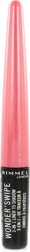 Rimmel London Wonder Swipe 2 In 1 Glitter Eyeliner To Eyeshadow - 006 My Bae - Eyeliner - Oogschaduw - Roze - 1.7 ml