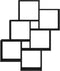 vidaXL - Wandkast - Zwart - Eiken - 78x15x92 - cm - Gemaakt - van - Hout