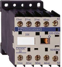 Schneider Electric CA2 - Hulprelais CA2KN22B7 - 4-polig 10A AC/DC