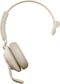 Jabra Evolve2 65 - Draadloze On-Ear Headset - 37 uur batterijduur - Beige