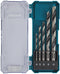 Makita D-72861 - Houtborenset 5-delig - Compacte kunststof cassette met haak (5 stuks)