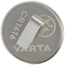 Varta CR1616 lithium battery with U-shaped solder lug