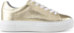 PS Poelman Titular - Dames Casual Leren Tennis Sneaker - Metallic Goud