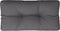vidaXL - Palletkussen - 80x40x12 - cm - stof - antracietkleurig
