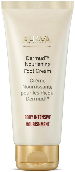 AHAVA Dermud Intensieve Voetcrème - Hydrateert Droge & Ruwe Voeten | Verlicht Irritaties & Gevoeligheden | Biedt Zachtheid & Comfort | Voet Verzorging voor Mannen & Vrouwen | Moisturizer voor een Droge Huid - 100ml