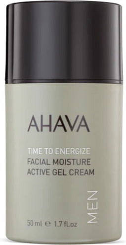 AHAVA MAN Actieve Gel-Crème - Intense Hydratatie & Versteviging voor Mannen | Ideaal voor Gecombineerde/Vette Huid | Gezichtscrème voor een Droge Huid & Gezicht - 50ml
