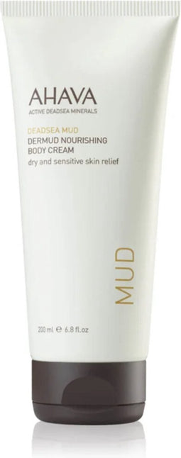 AHAVA Voedende Lichaamscrème - Hydrateert Droge & Gevoelige Huid | Verlicht Irritatie & Ruwheid | Biedt Zachtheid & Comfort | Moisturizer voor een Droge Huid | Verzorging voor Mannen & Vrouwen - 200ml