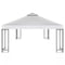 vidaXL - Vervangend - tentdoek - prieel - 310 - g/m² - 3x3 - m - crèmewit