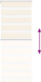 vidaXL - Zebra - rolgordijn - 60x100 - cm - stofbreedte - marmerbeige - 55,9 - cm