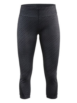 Craft Breakaway - Capri 3/4 hardloopbroek - Slim fit - Zwart dames