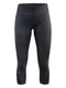 Craft Breakaway - Capri 3/4 hardloopbroek - Slim fit - Zwart dames