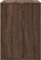 vidaXL - Ladekast - 80x41x58 - cm - bewerkt - hout - bruin - eikenkleurig