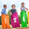 oud Hollandse spelletjes - 3 in 1 set - kinderfeestje - zaklopen - eierlopen - blikgooien