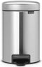 Brabantia NewIcon Prullenbak - 3 liter - Matt Steel