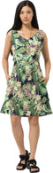 Jack Wolfskin PARADISE DRESS - Mouwloze jurk van gerecycled polyester - Midnight blue all over (2021)