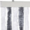 vidaXL - Vliegengordijn - 56x200 - cm - chenille - grijs - en - wit