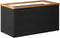 vidaXL - Plantenbak - 80x40x40 - cm - poly - rattan - zwart