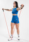 Gorilla Wear Olivia Seamless Shorts - Aansluitend - Hoog Getailleerd - Blauw (1 stuk)