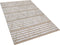 AHIRLI - Laagpolig vloerkleed - Beige - 120 x 180 cm - Katoen