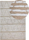 AHIRLI - Laagpolig vloerkleed - Beige - 120 x 180 cm - Katoen