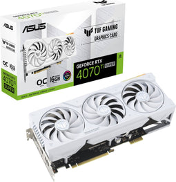 ASUS TUF Gaming GeForce RTX 4070 Ti SUPER BTF White OC Edition - Videokaart - 16GB GDDR6X - PCIe 4.0 - 2x HDMI 2.1a - 3x DisplayPort 1.4a