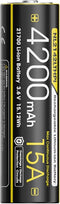 Nitecore NL2142LTHPi - Oplaadbare 21700 Li-Ion batterij 4200mAh - Bestand tegen -40°C
