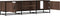 vidaXL - Tv-meubel - 160x35x41 - cm - bewerkt - hout - metaal - bruin - eikenkleur