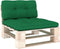 vidaXL - Palletkussens - 2 - st - stof - groen