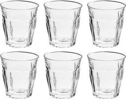 Drinkglazen/waterglazen Picardie - 6x stuks - helder transparant glas - 200 ML - Koffie/thee/fris - hardglas