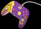 PowerA NSGP0092-01 - Gamecontroller - Toewijsbare knoppen 3,5 mm audio - Geel Paars Rood