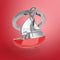 Metalmorphose sleutelhanger zeilboot
