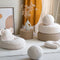 Wigiwama Teddy Ottoman / Poef - Ø65x20cm - Biscuit
