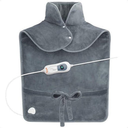 Goliving Elektrische Deken - Warmtedeken - 3 Warmtestanden - Grijs - 90 x 60 cm