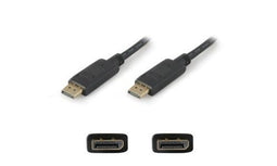 Add-On Computer Peripherals DISPLPORT6L - DisplayPort Kabel - Male/Male - 180 cm - Geel Zwart
